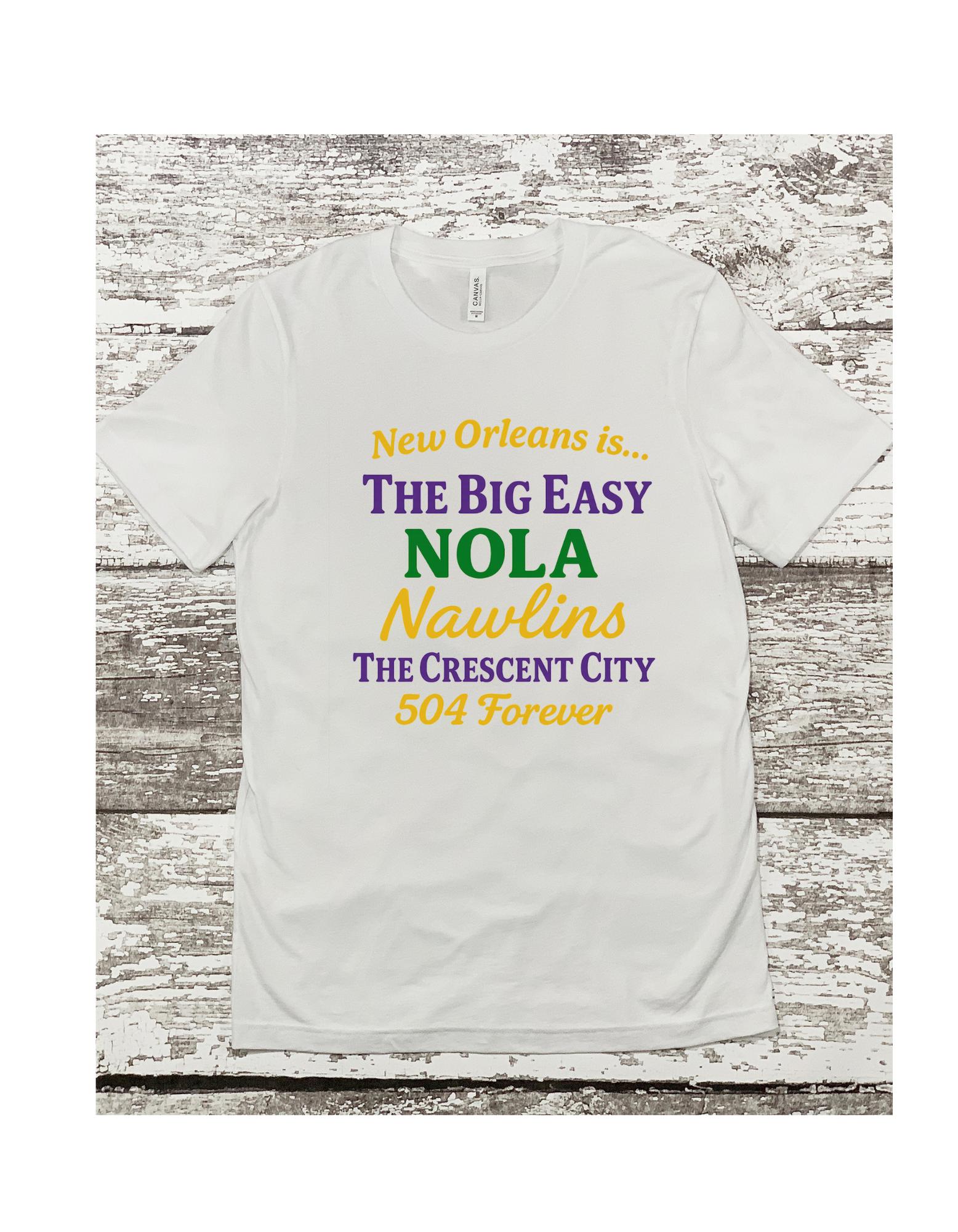 504 Forever Youth T-shirt, Proudly NOLA | Crescent City Kids Tee 