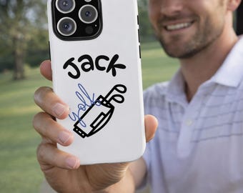 Personalized Gifts For Golfers, Golfball Phone Case, Custom  Sporty Phone Case