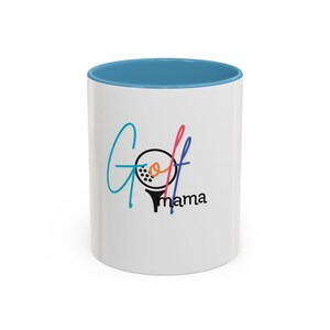 Golf Mama Akzent Kaffeetasse | Perfektes Geschenk für Golf-Liebhaber, Muttertag, Geburtstage, lustige Kaffeetasse, einzigartiges Golf Mom-Geschenk
