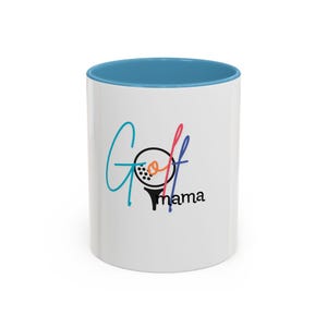 Golf Mama Akzent Kaffeetasse | Perfektes Geschenk für Golf-Liebhaber, Muttertag, Geburtstage, lustige Kaffeetasse, einzigartiges Golf Mom-Geschenk