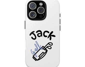 Stylish Personalized Golf Phone Case, Tough Protective Gift for Golf Lovers