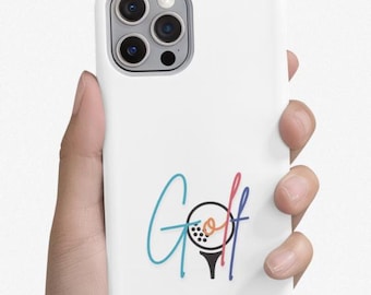 Tough Golf Phone Case for Women, Stylish Protective Golf Lover Gift
