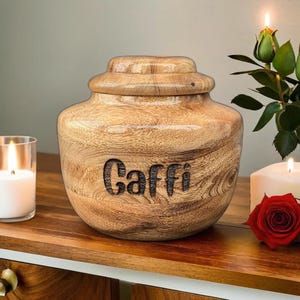 Personalized Wooden Pet Urn for Ashes – Handcrafted Cremation Box for Dog or Cat – Custom Engraved Memorial Urn (Keepsake to XL Size)