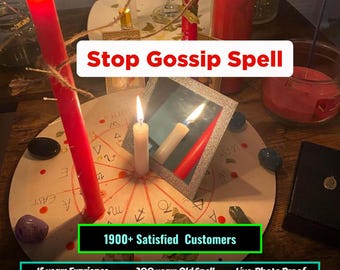 Stop Gossip Spell - Powerful Protection Spell for Peaceful Living