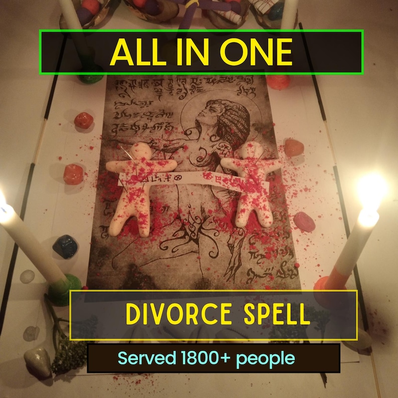 Strong Divorce spell: Marriage, Break Free, Find Peace & Closure image 1