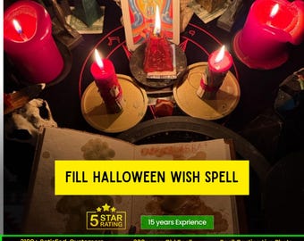 Halloween Wish Spell: Grant Any Wish, Manifestation Spell, Halloween Ritual | Same Day Casting