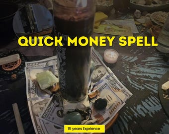 Quick Money Spell & Abundance Activation, Wealth Energy Ritual,