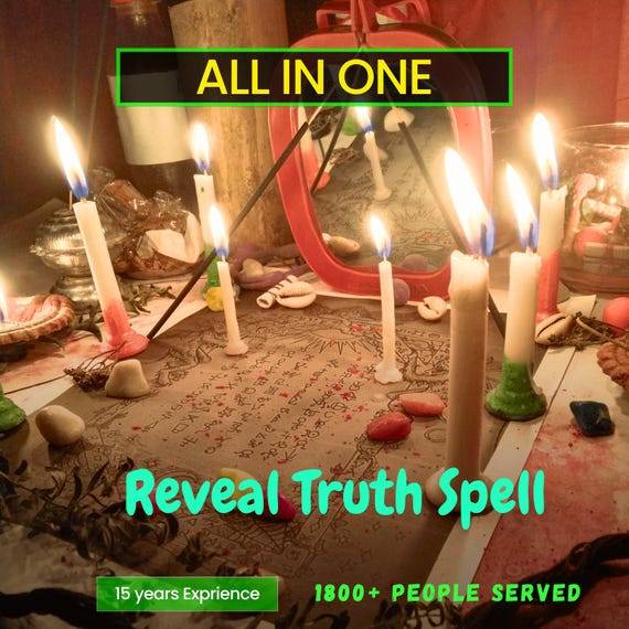 Reveal Truth Spell – Expose Lies, Force Honesty, Clarity Ritual