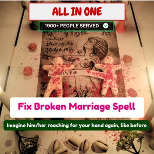 Fix Broken Marriage Spell – Wedding blessing- Relationship Repair, Love Binding Ritual imagen 1