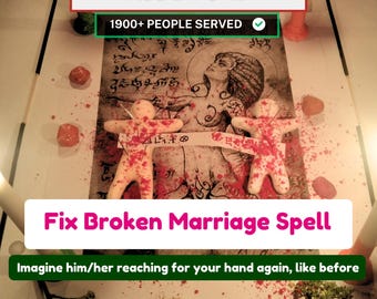 Fix Broken Marriage Spell – Wedding blessing- Relationship Repair, Love Binding Ritual