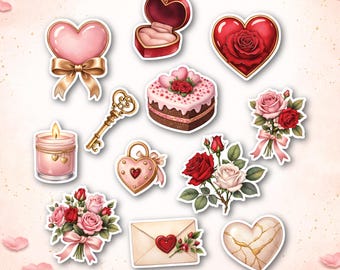 Valentinstag individuelle Aufkleber