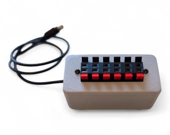 Breakout Box for Neptune Apex Six Push Terminals Integrated Mounting Bracket