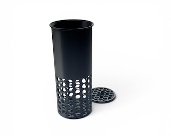 Cesta extraíble de 2,75” para medios filtrantes de acuario / guata filtrante, carbón y medios biológicos para Waterbox, Deskmate y nano acuarios.