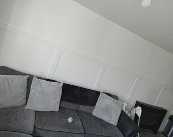 Panelling posts to create your own wall of Georgian style wall panelling 1.3m high x custom width PLUS other sizes available