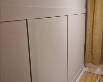 Panelling posts to create your own wall of Georgian style wall panelling 1.15m high PLUS other sizes available - Fast and Easy Shipping