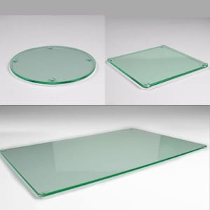 Glass acrylic coaster and Placemat kitchen dining table coasters modern square and round coasters Glass acrylic placemats