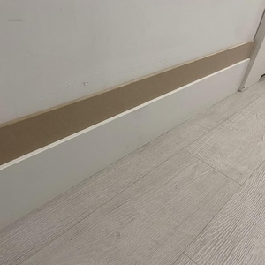 MDF Wall Panelling Strips, Multiple Sizes, Shaker Style, Paintable, 1150mm Long