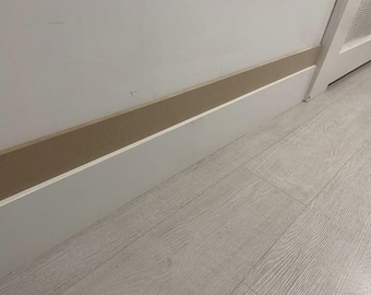 MDF Wall Panelling Strips, Multiple Sizes, Shaker Style, Paintable, 1150mm Long