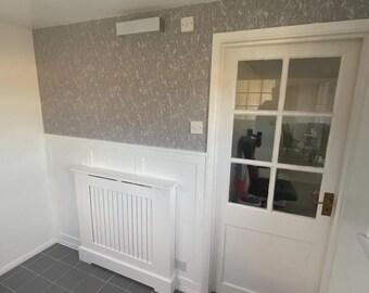 Wandverkleidungsset für die Veranda, kleiner Flur oder begehbarer Flur mit oder ohne Abdeckkappen, moderne Wandverkleidung - schnelle Lieferung