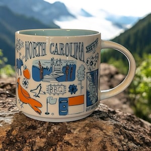 Starbucks NORTH CAROLINA Been There Series BTS 14 Oz Coffee Mug