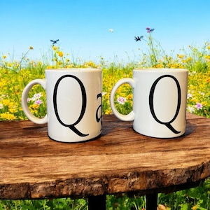 Set Of 2 Starbucks 2002 QATAR City 16 Oz Coffee Mug Collector Series