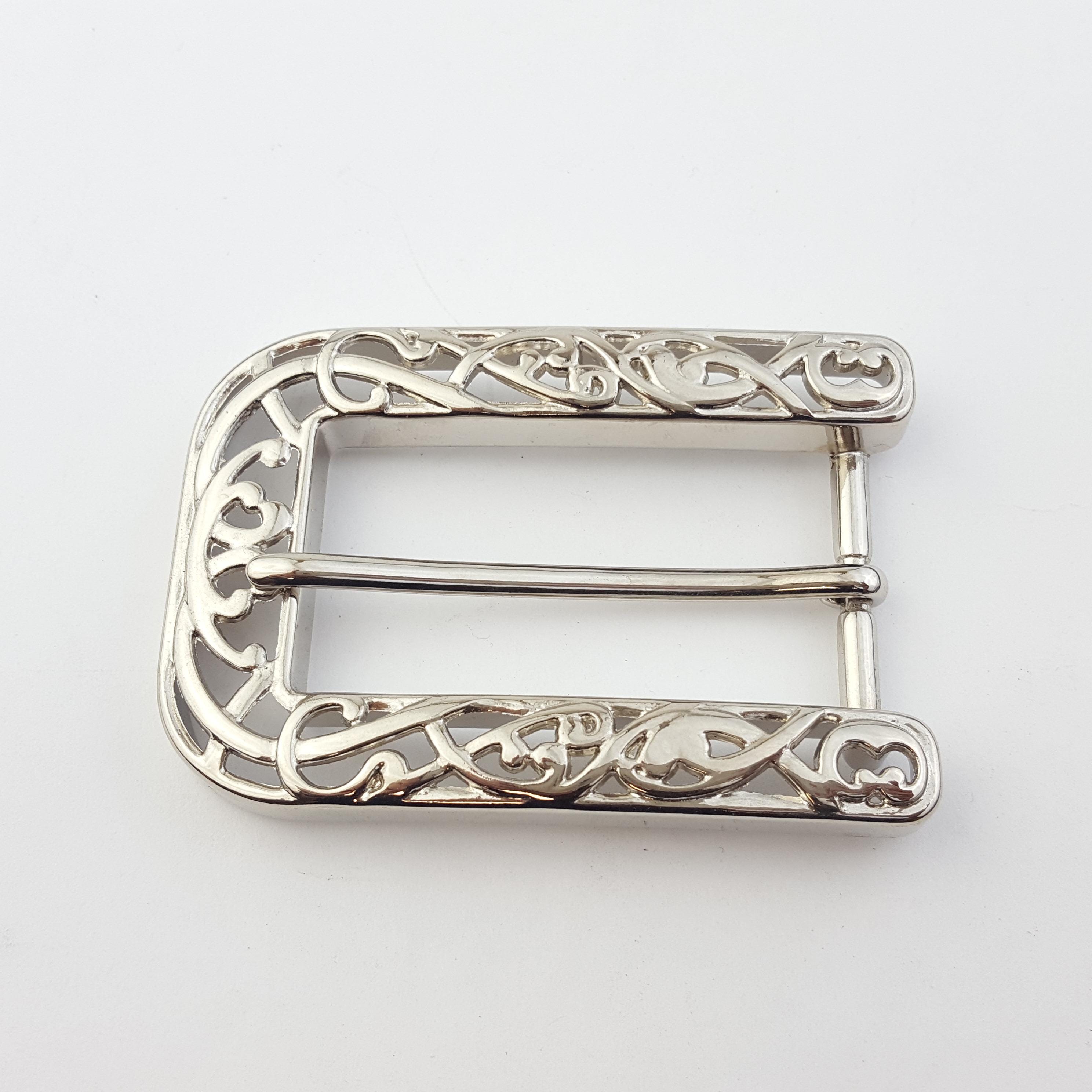 Vintage Metal & Gem Boho Filigree Interchangeable Belt Buckle Filigree Metal Belt - Etsy main image 3