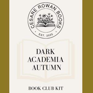 Book Club Kit - Dark Academia Autumn