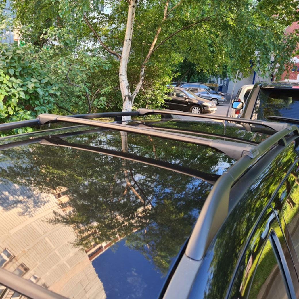 Wingbar Roof Rack Cross Bars For BMW 3 Series E46 Touring Wagon 1999-2005 - Black