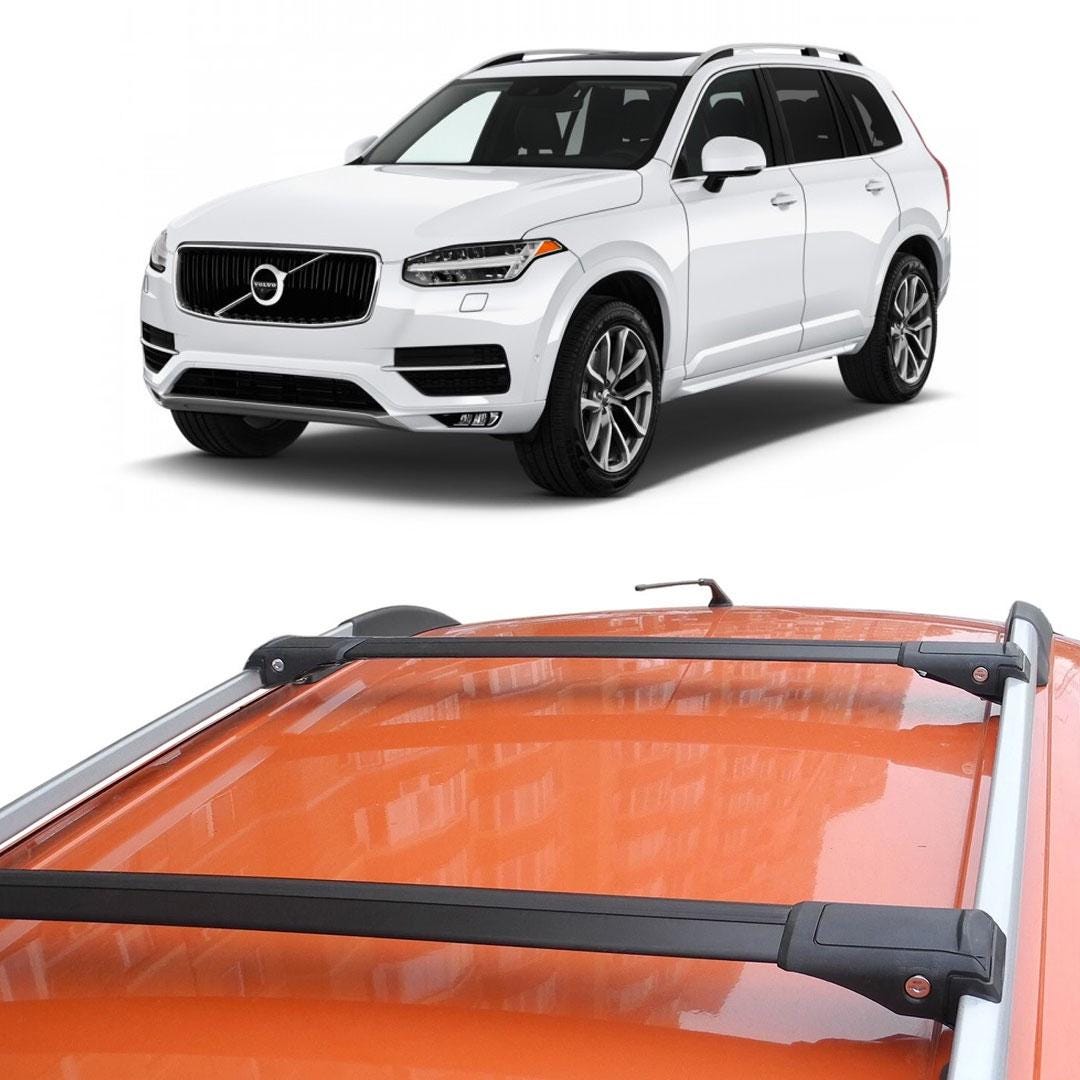 Roof Rack Cross Bars Set for Volvo XC90 2015-2022 Black Set - Etsy