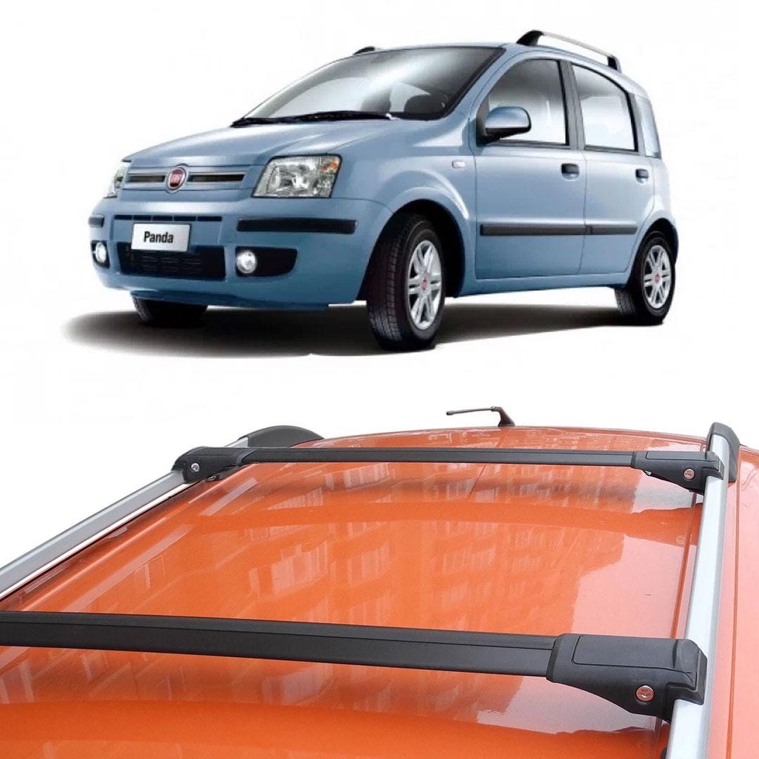 Roof Rack Cross Bars Set for Fiat Panda (169) 2003-2012 Black Set - Etsy