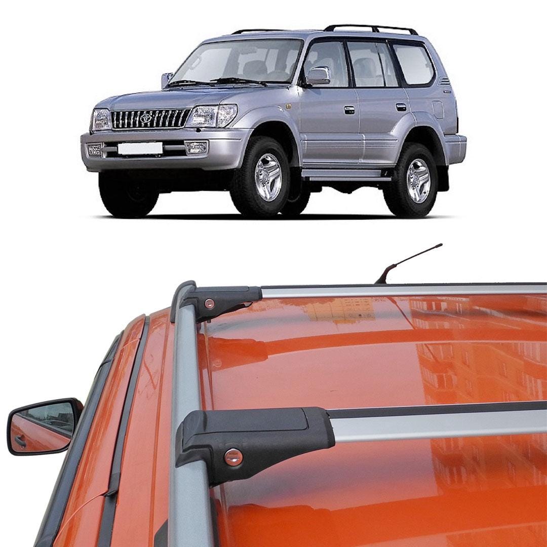Roof Rack Cross Bars Set for Toyota Land Cruiser Prado J90 1996