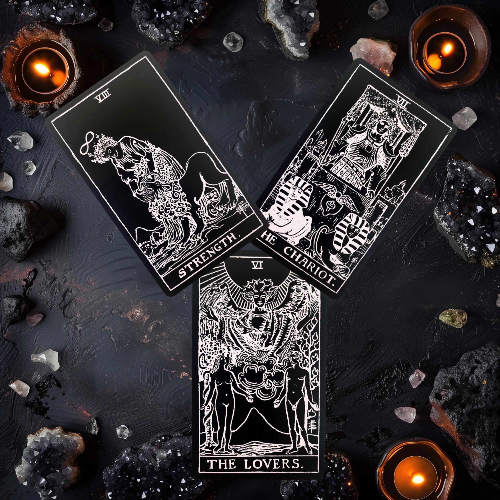 Black Original Tarot – Waite-smith Classic - Limited Black & White