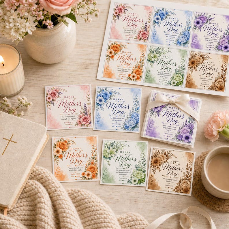 Mother's Day Church Tag Digital Download and Printable Handout Gift ...