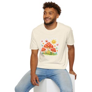 Mushroom T-Shirt | Aesthetic Toadstool Tee | Nature Lover Shirt | Whimsical Forestcore Top | Fungi  Art Shirt