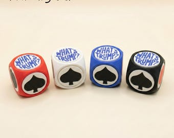 ¿Qué es Trump? Cubo/Pinochle/Puente de Euchre Trump impreso en 3D