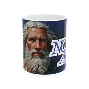 Noah&#39;s Ark Ceramic Mug: Religious Bible Story Coffee Cup