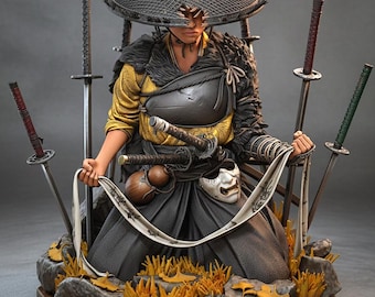 Mountain Spirit Warrior – Handcrafted Resin Figure | Painted or Unpainted Kit
