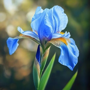 Blue Iris Flower Seeds – Vibrant Perennial Blooms for Elegant Gardens, Easy to Grow Flower Seeds