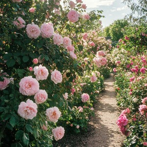 Pink Rose Seeds | Lovely Soft Pink Blooms for Pots, Gardens & Gifts | Easy-Grow Fragrant Flowers
