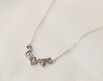 Salt and Pepper Diamond Artemis Necklace