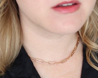 Helios Necklace in Rose Gold Fill