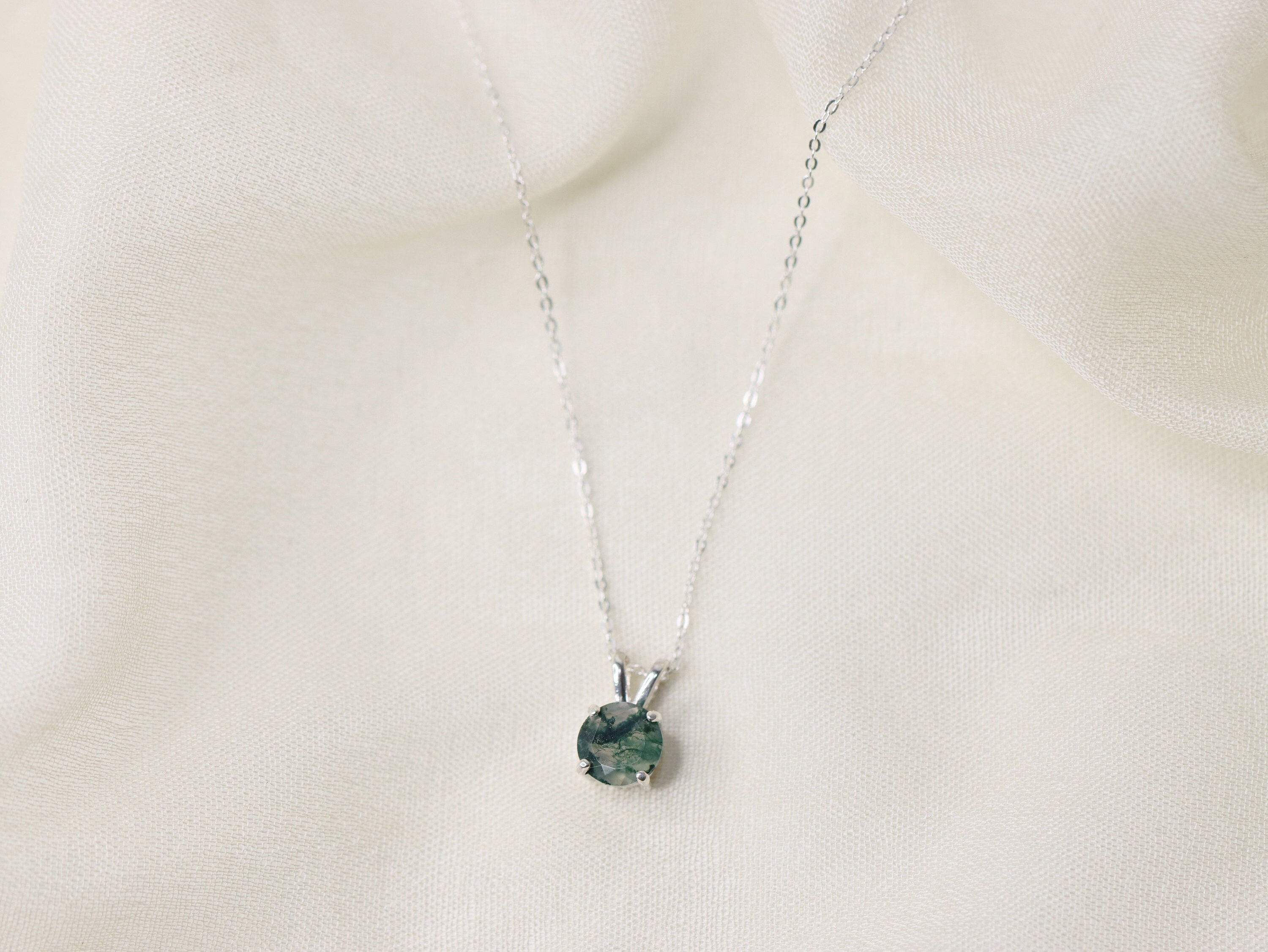 Moss Agate Necklace