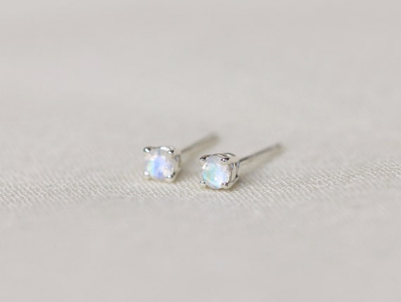 Angara Basket-Set Round 3.8ct Moonstone Stud Earrings in 14ct Yellow Gold  for Women (Size-8mm) | Jewellery for Her | M.catch.com.au