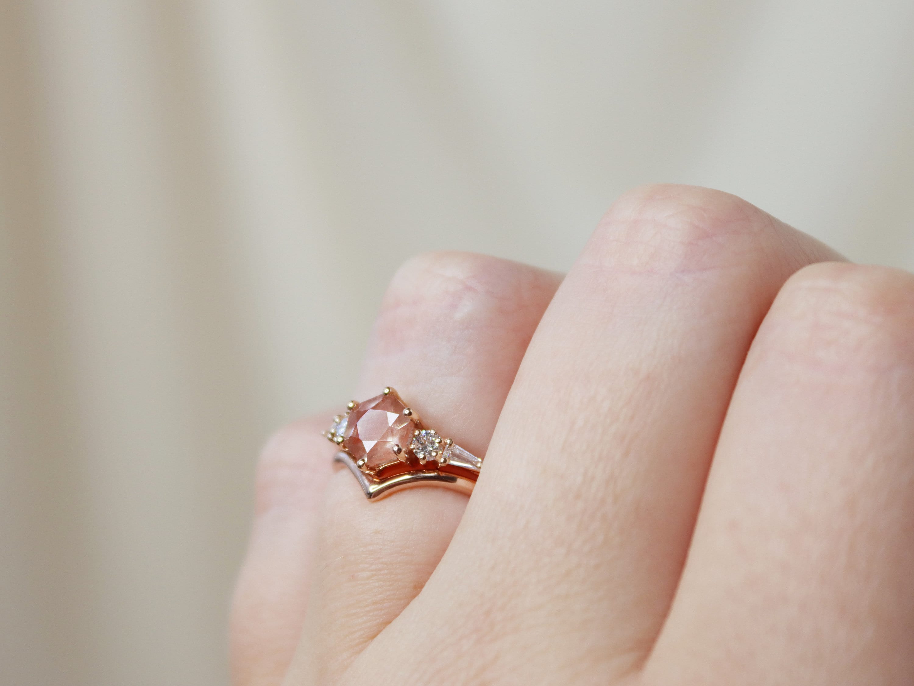Sunstone engagement ring deals