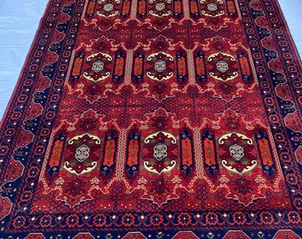 Authentic Handmade Wool Rug _ Handmade Floor Carpet _ Decorative Flooring  for Bedroom,Living Room,office|