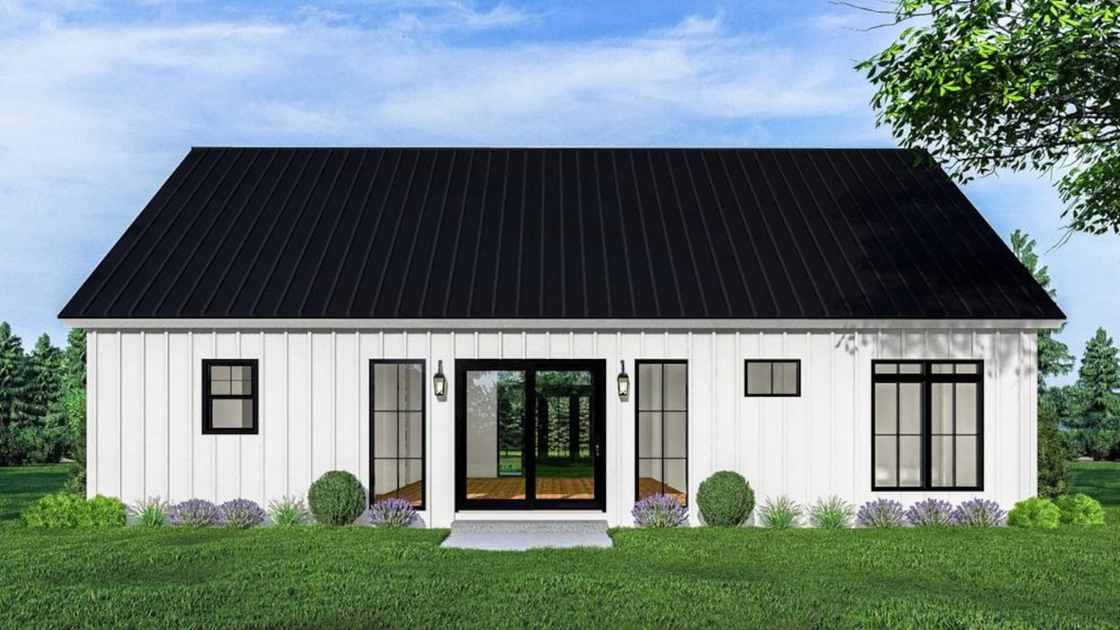 BCO-40001 Daxton Barndominium House Plan - Etsy Canada
