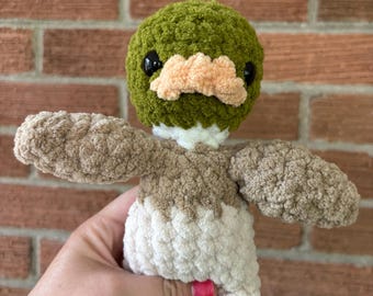 Crochet Duck: Doll Sized Stuffed Animal
