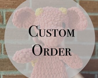 Custom Crochet Lovey