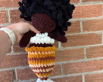 Mermaid Stuffy - Handmade, Crocheted Stuffed Animal