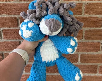 Detroit Lions themed Stuffed Animal Lion